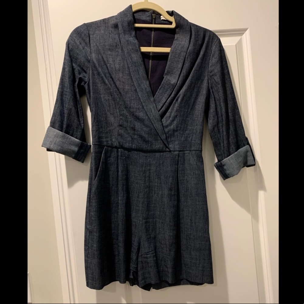 Alice + Olivia Denim Romper *Never Been Worn*